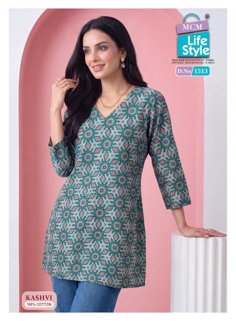 MCM kashvi vol-15 short top kurtis wholesaler